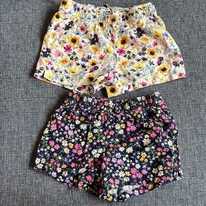 Old navy floral shorts